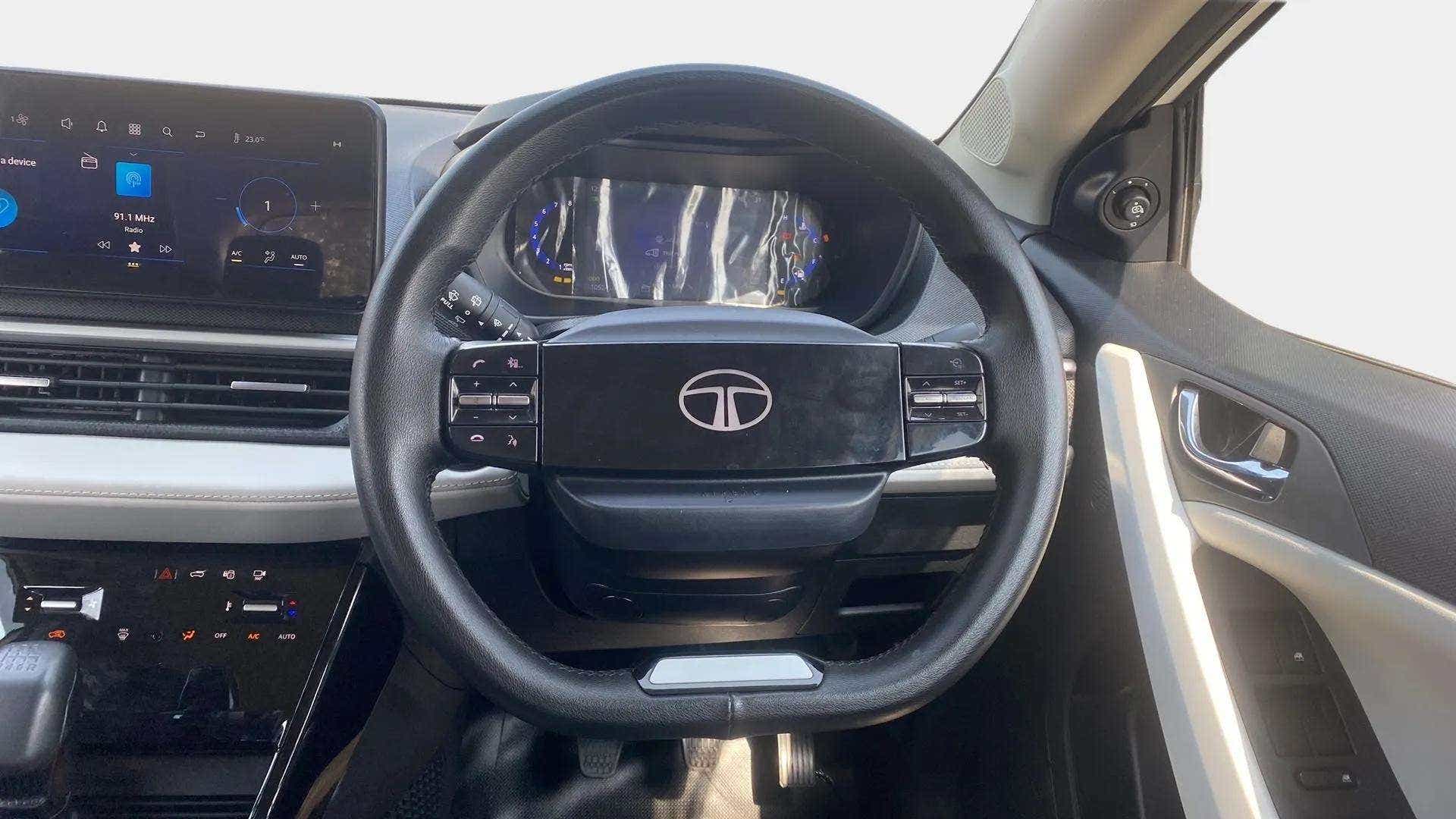 Dashboard view of a Tata Nexon