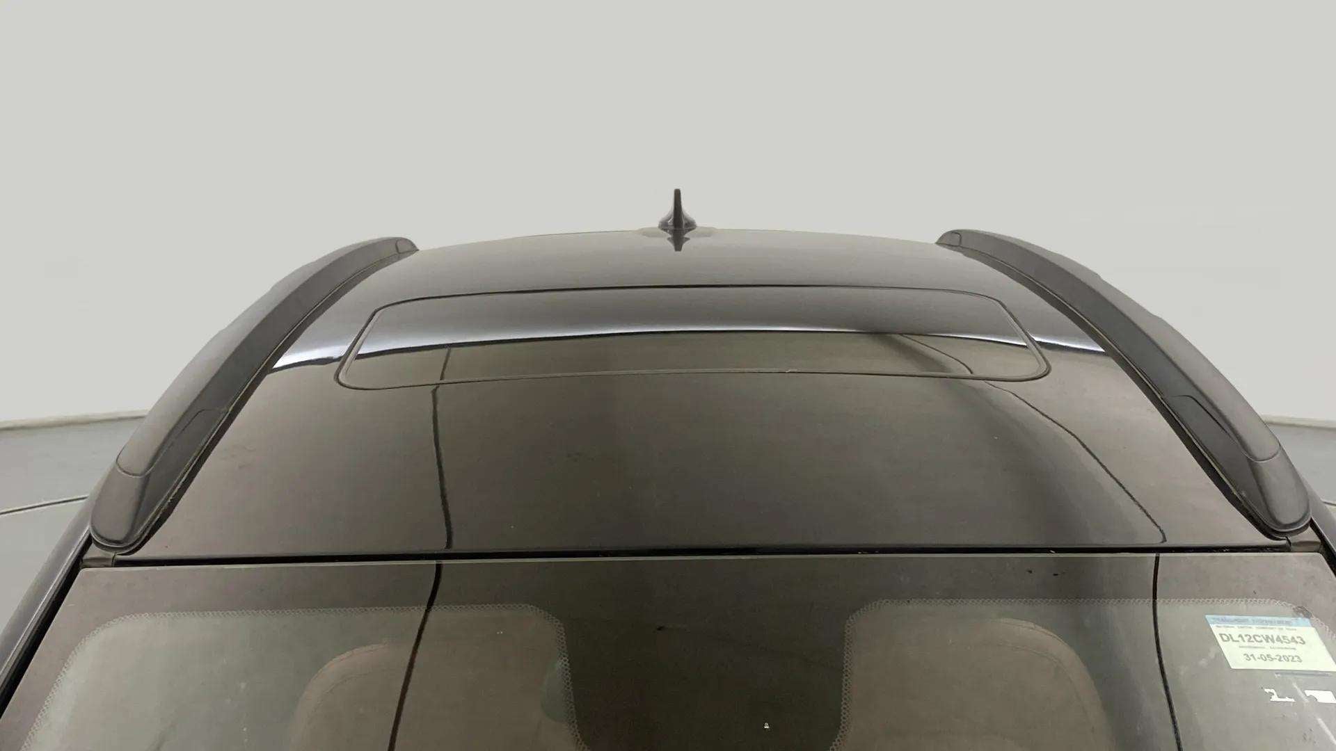 Sunroof and roof rails view of a Tata Nexon 2017-2023