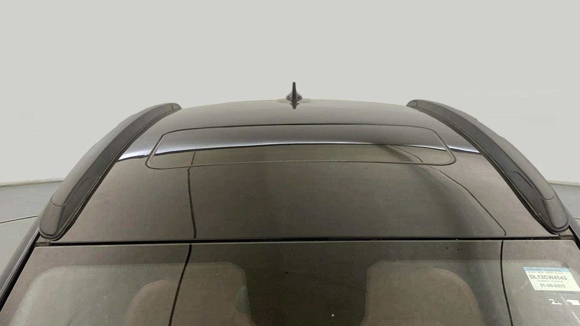 Sunroof and roof rails view of a Tata Nexon 2017-2023
