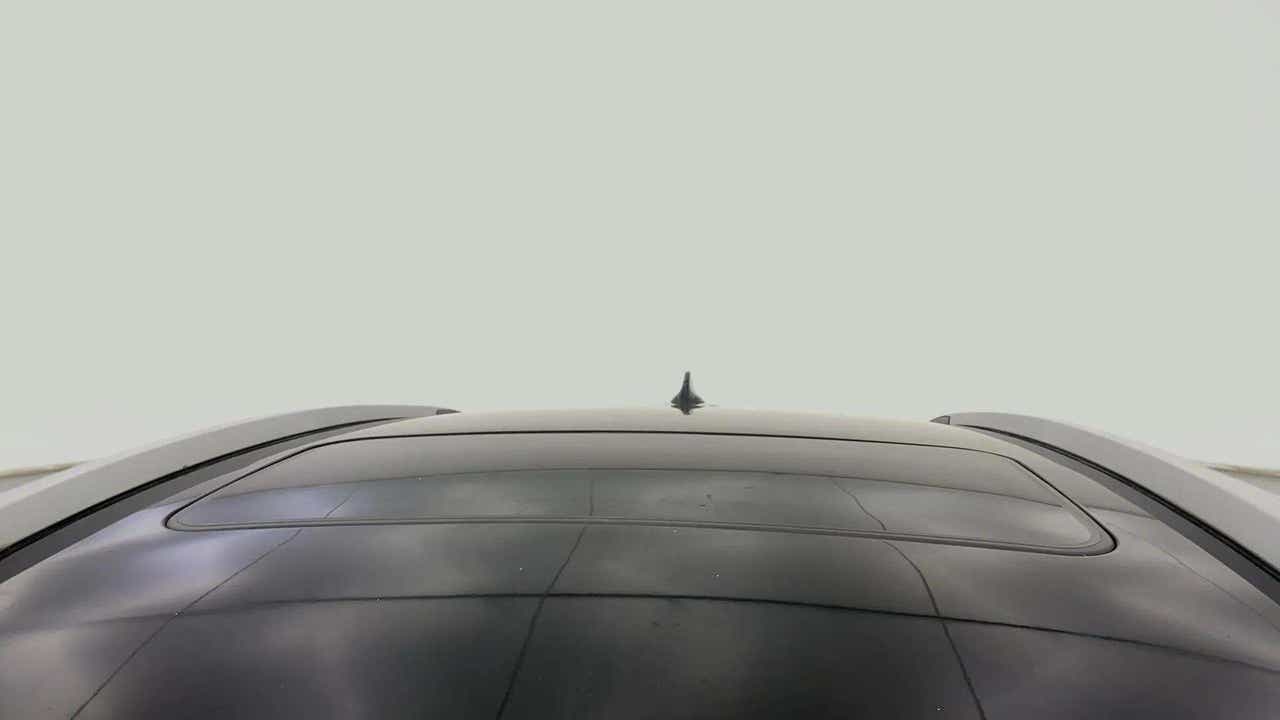 Sunroof view of a Tata Nexon