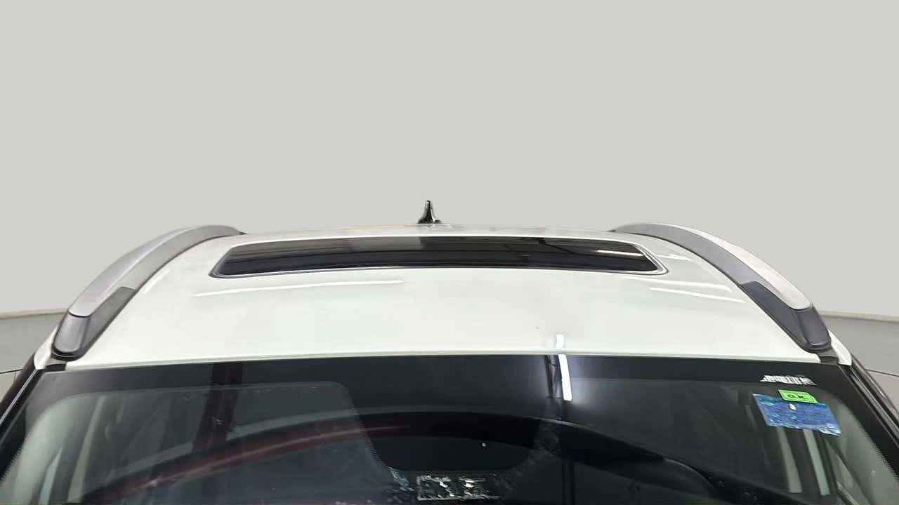 Sunroof view of a Tata Nexon