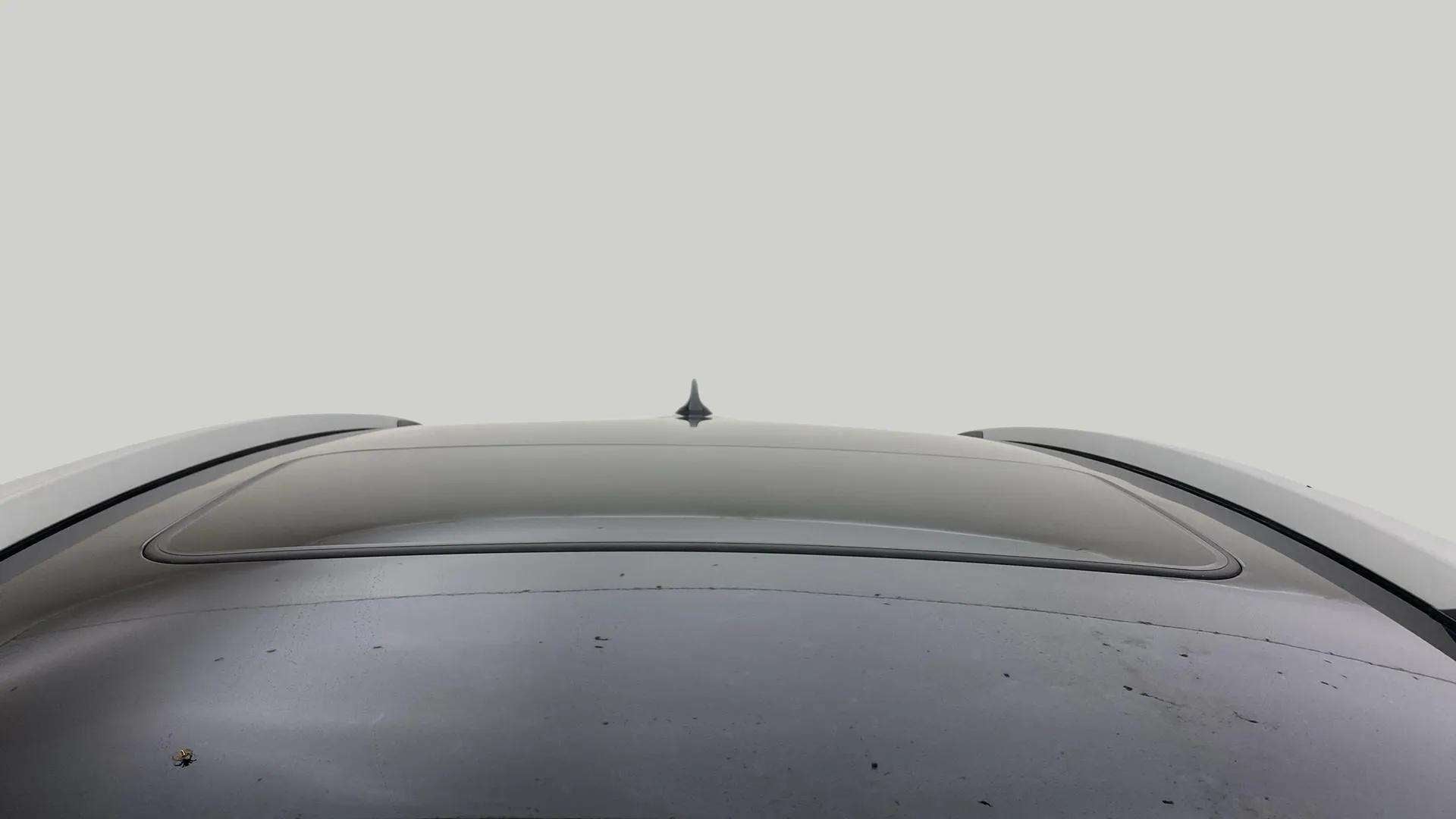 Sunroof view of a Tata Nexon