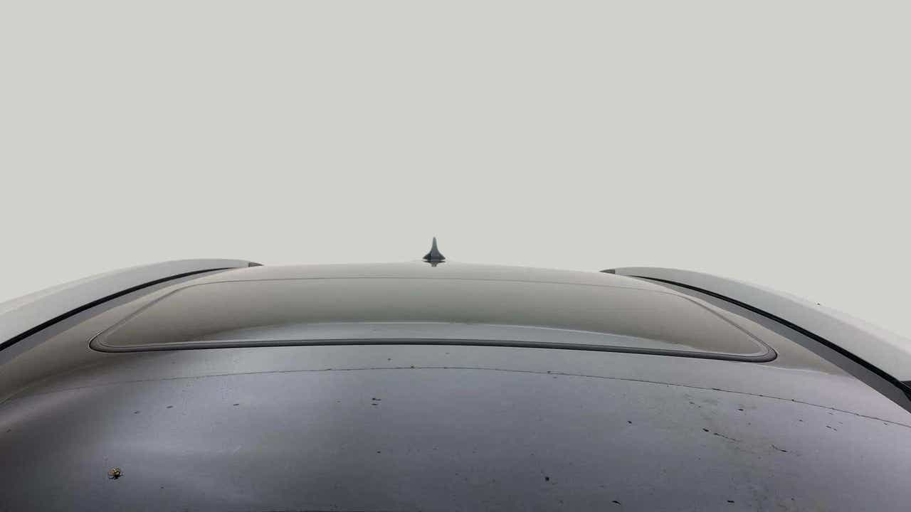 Sunroof view of a Tata Nexon