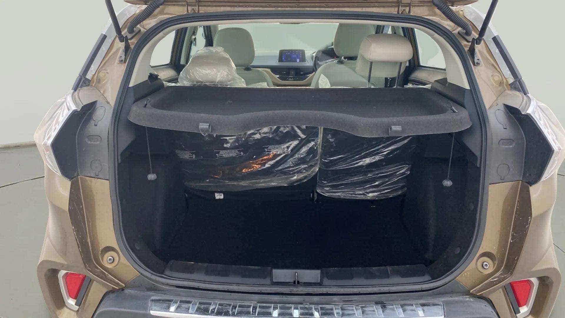 Boot space view of a Tata Nexon 2017-2023