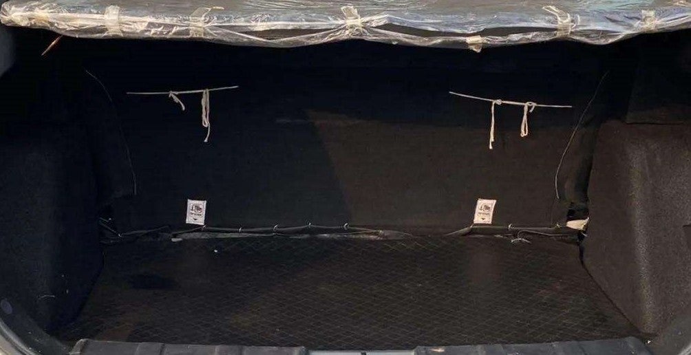 Boot space of a Tata Nexon 2017-2023