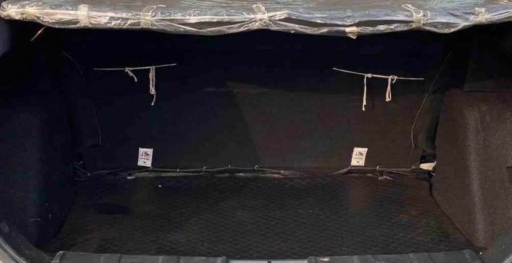 Boot space of a Tata Nexon 2017-2023