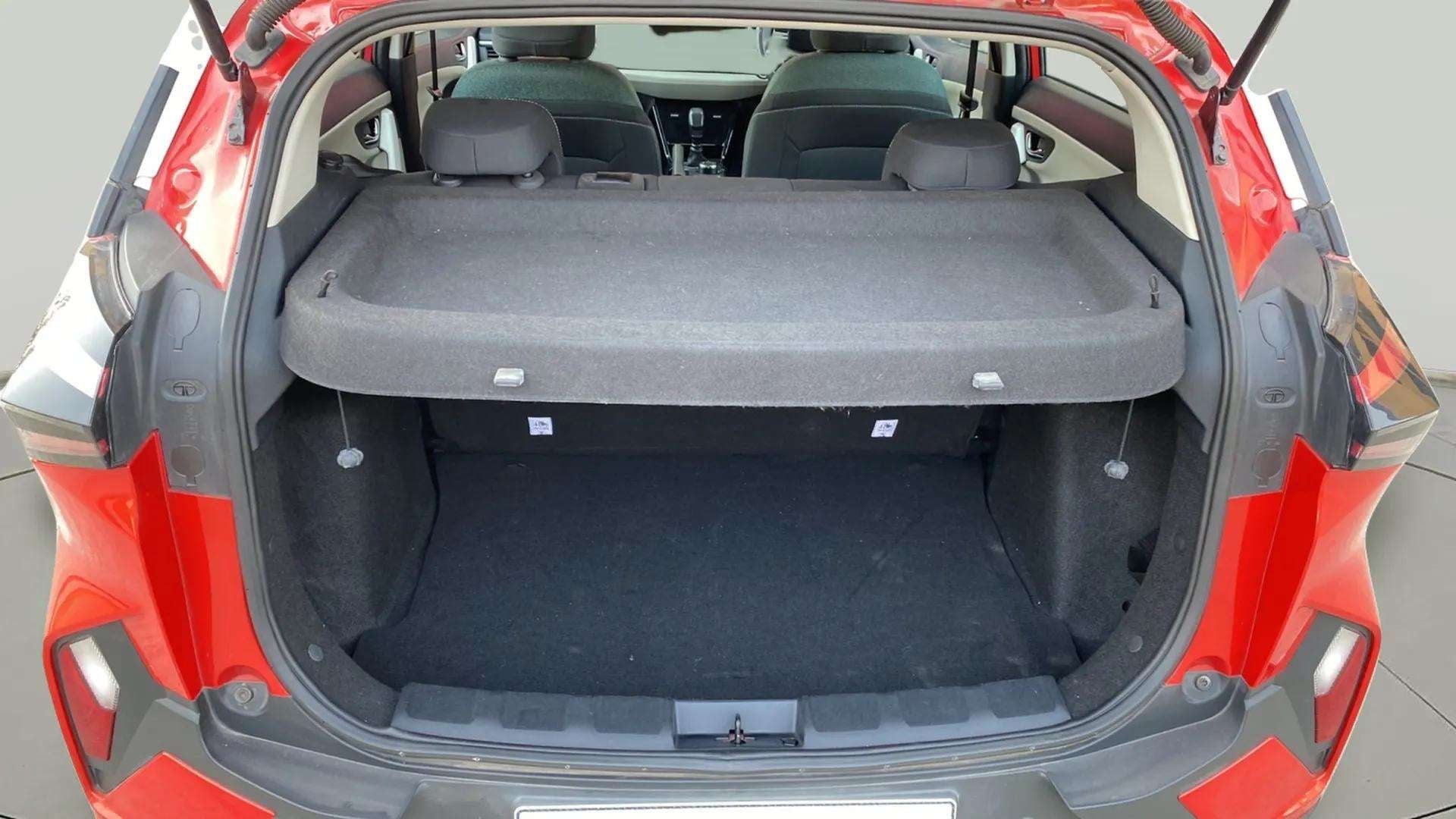 Boot space view of a Tata Nexon 2017-2023