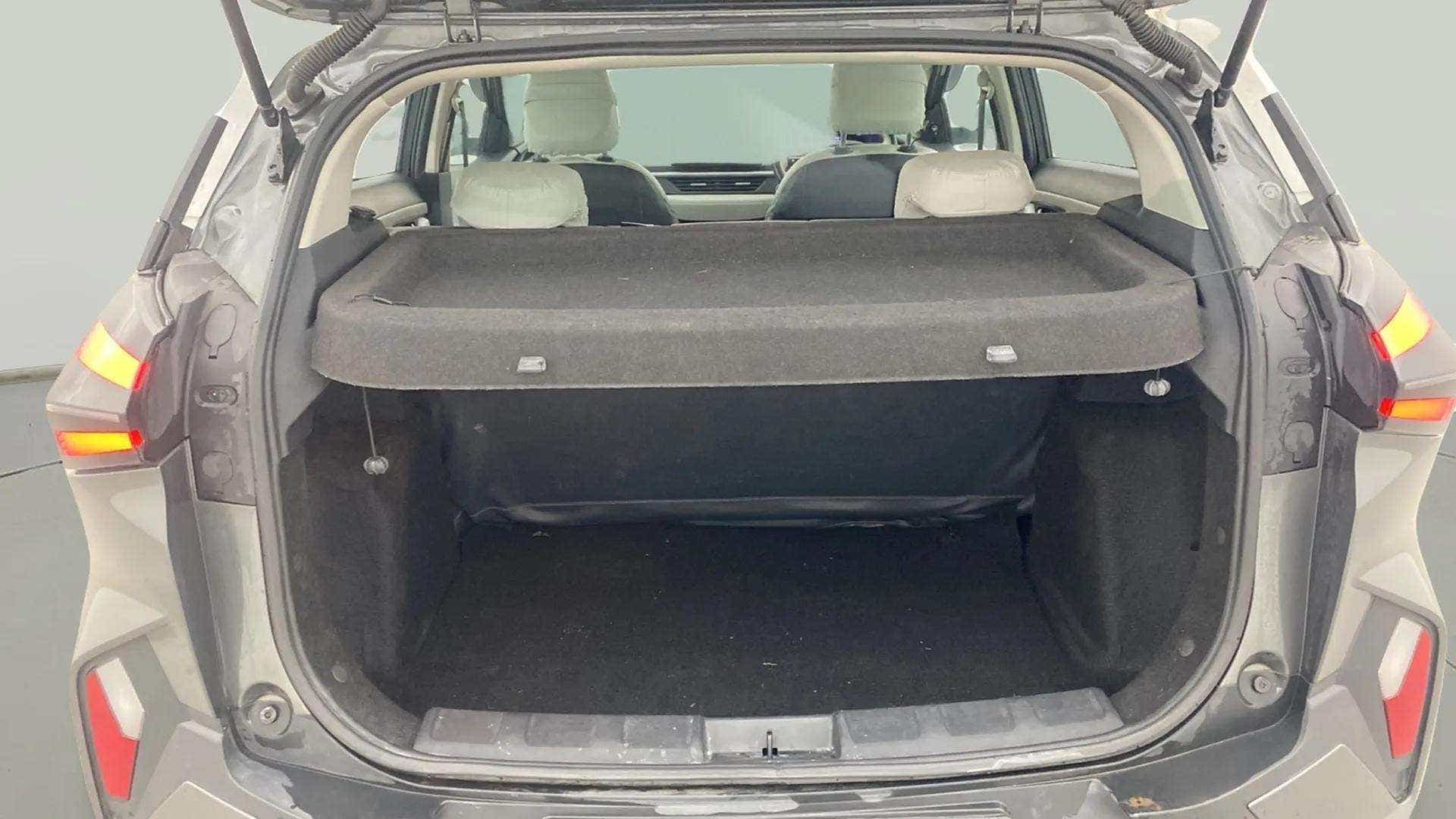 Boot space view of a Tata Nexon 2017-2023