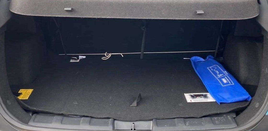 Boot space of a Tata Nexon