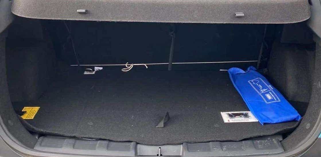 Boot space of a Tata Nexon
