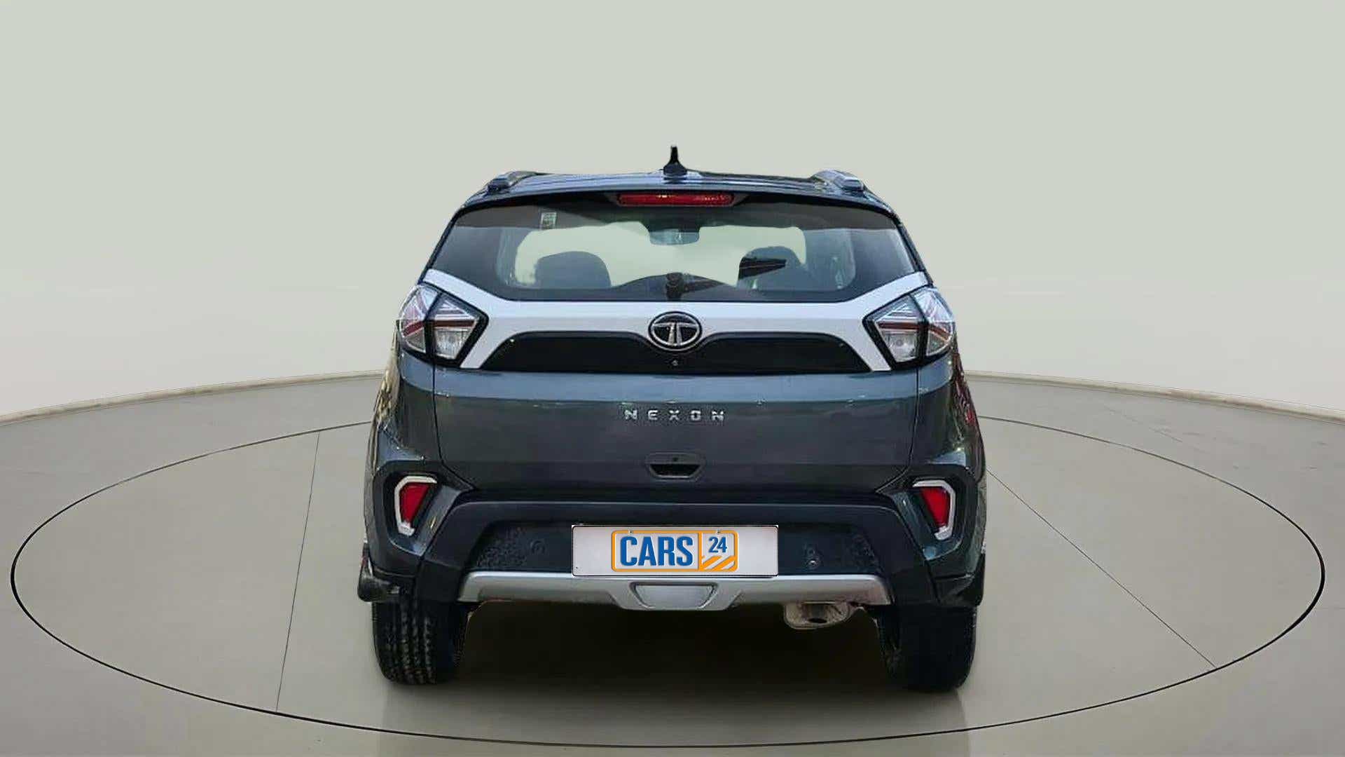 Rear view of a Tata Nexon 2017-2023