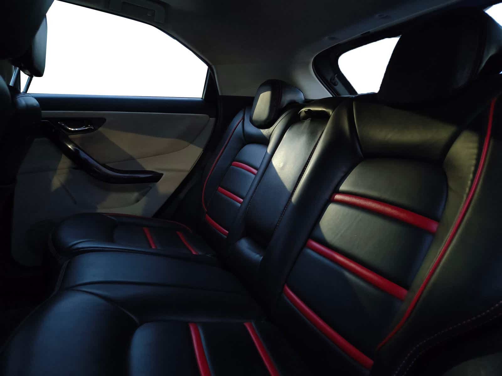 Rear seat view of a Tata Nexon 2017-2023