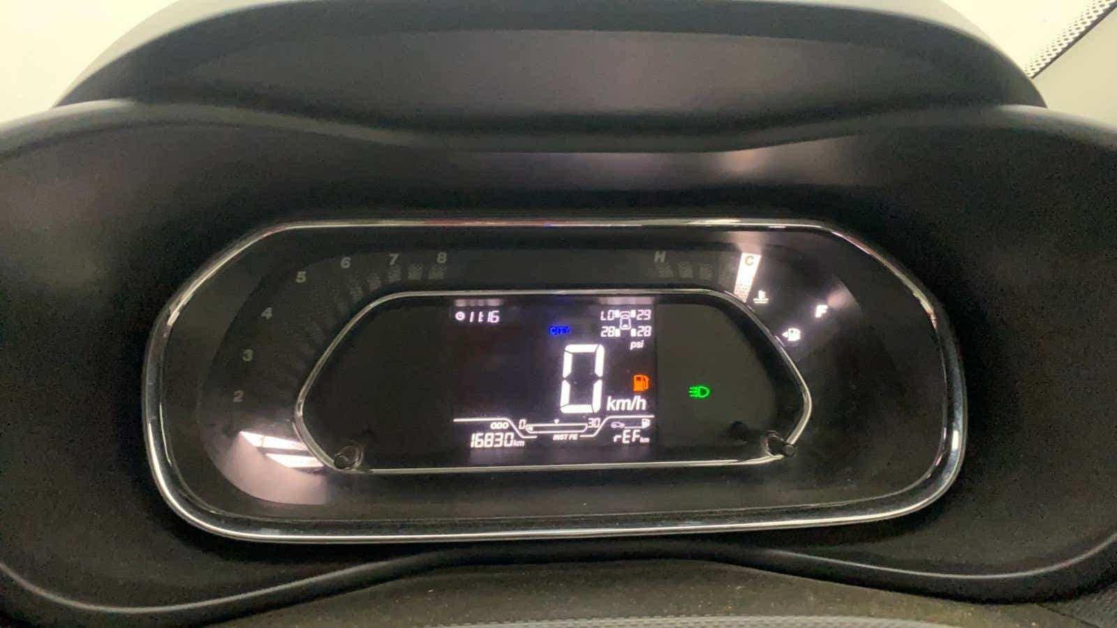 Instrument cluster of a Tata Nexon 2017-2023