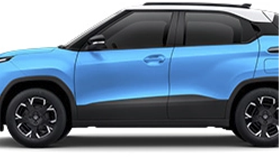 Side view of a Tata Punch Facelift