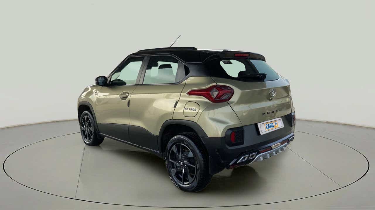 Rear three quarter of a Tata Punch