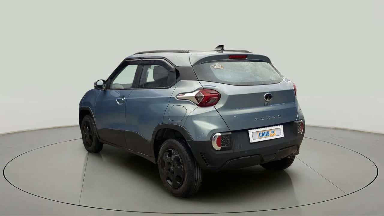 Rear three-quarter view of a Tata Punch