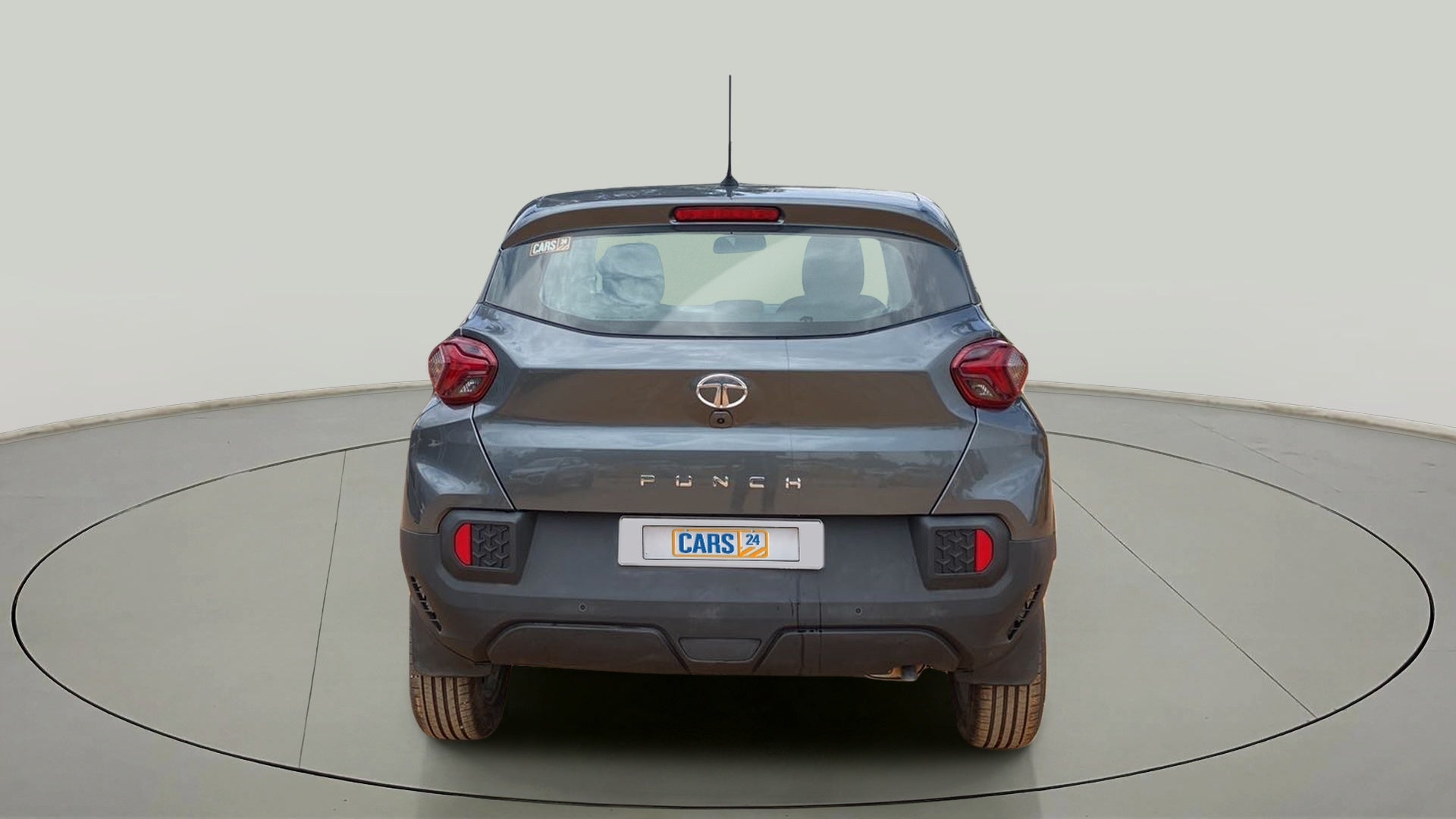 Rear view of a Tata Punch