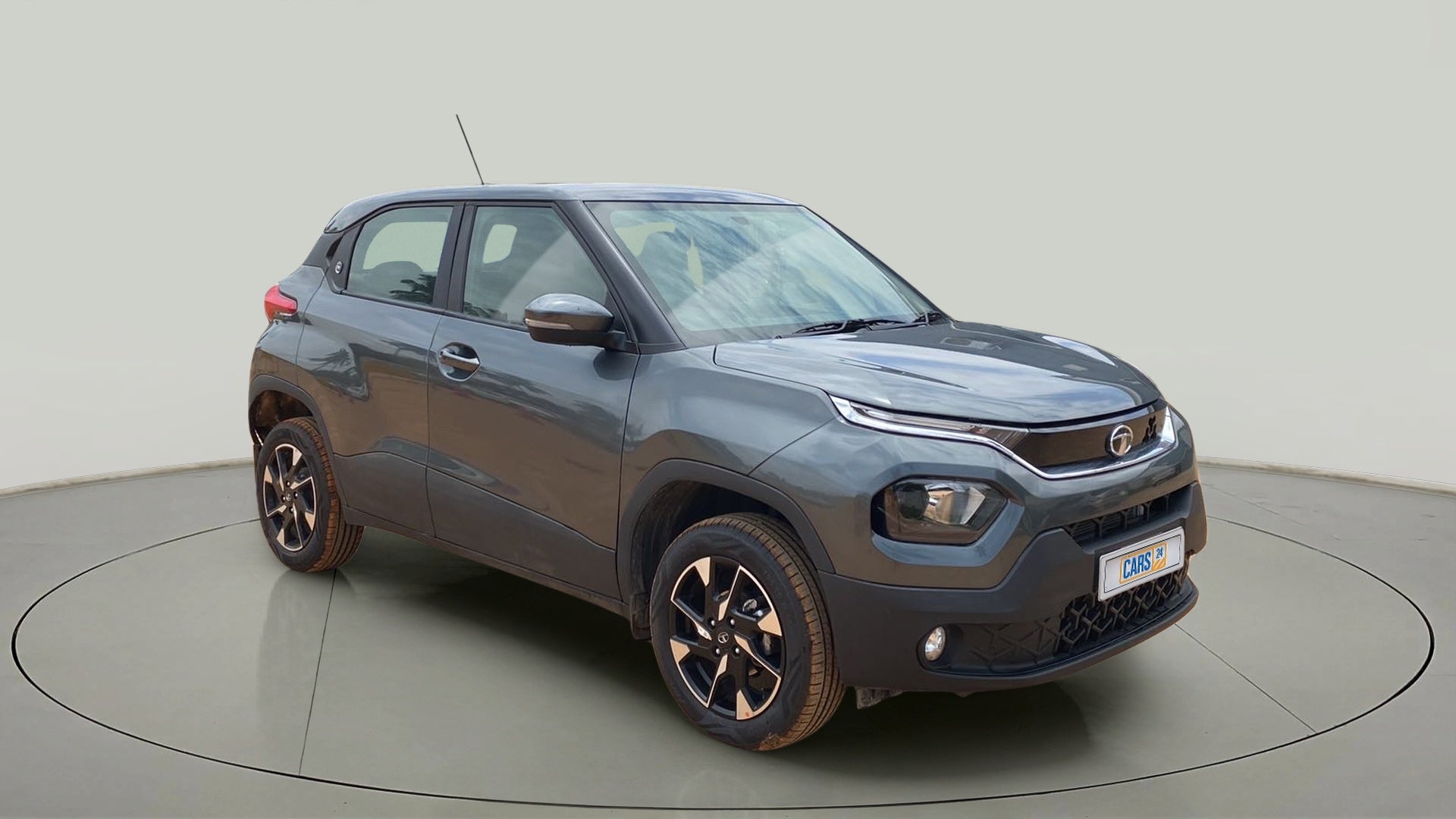 Front three-quarter view of a Tata Punch