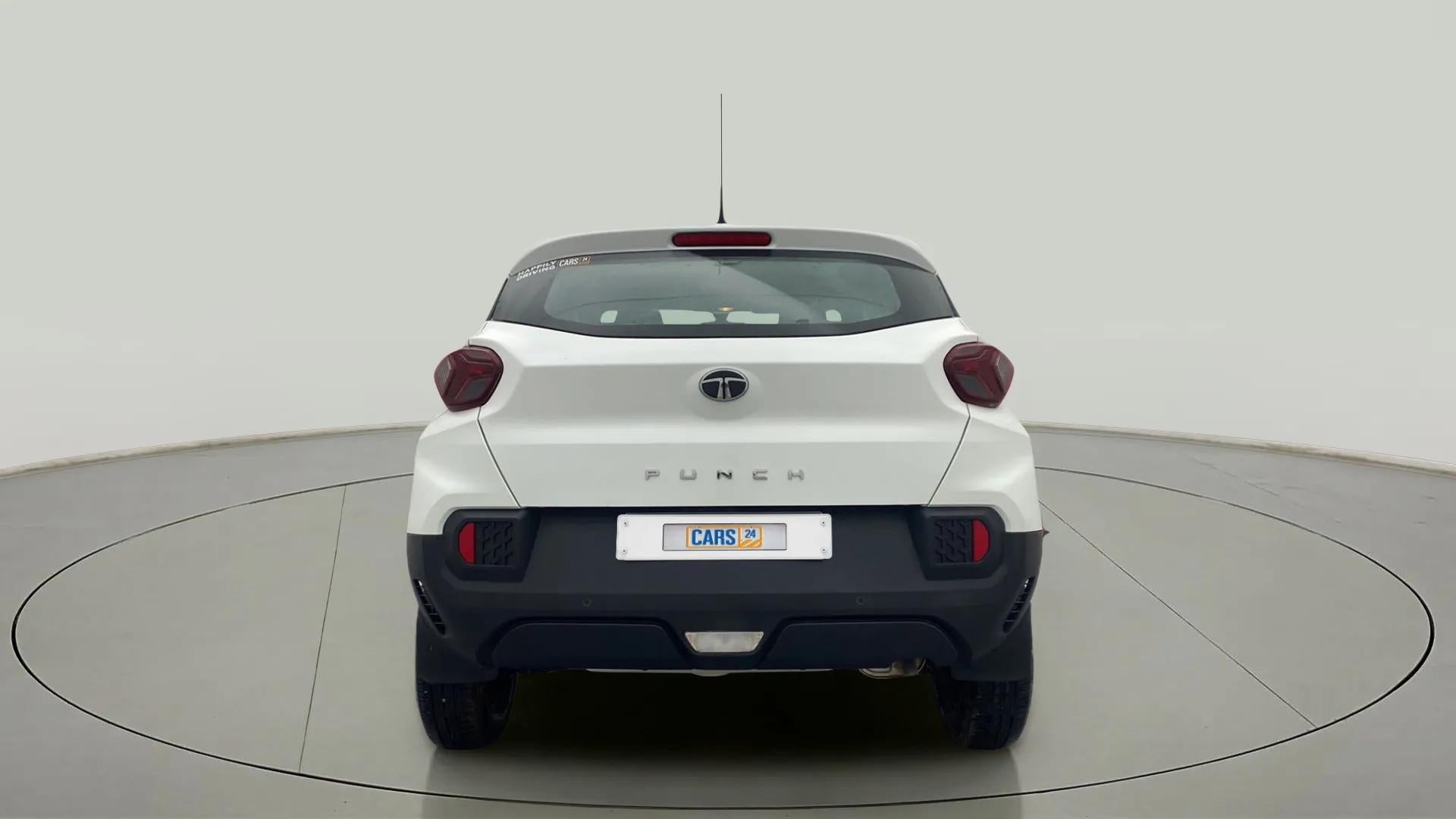 Rear view of a Orcus White Tata Punch