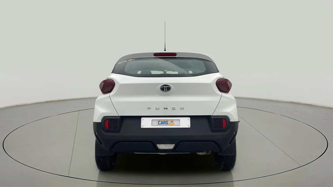 Rear view of a Orcus White Tata Punch