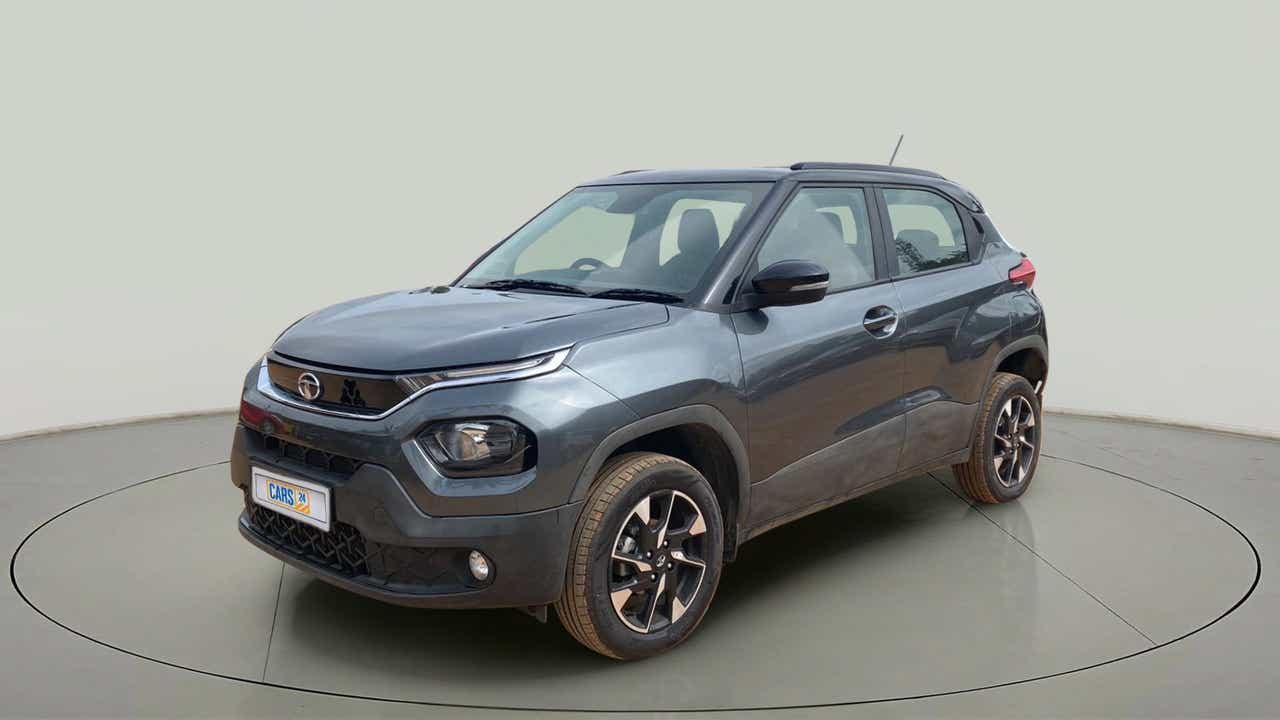Front three-quarter view of a Tata Punch