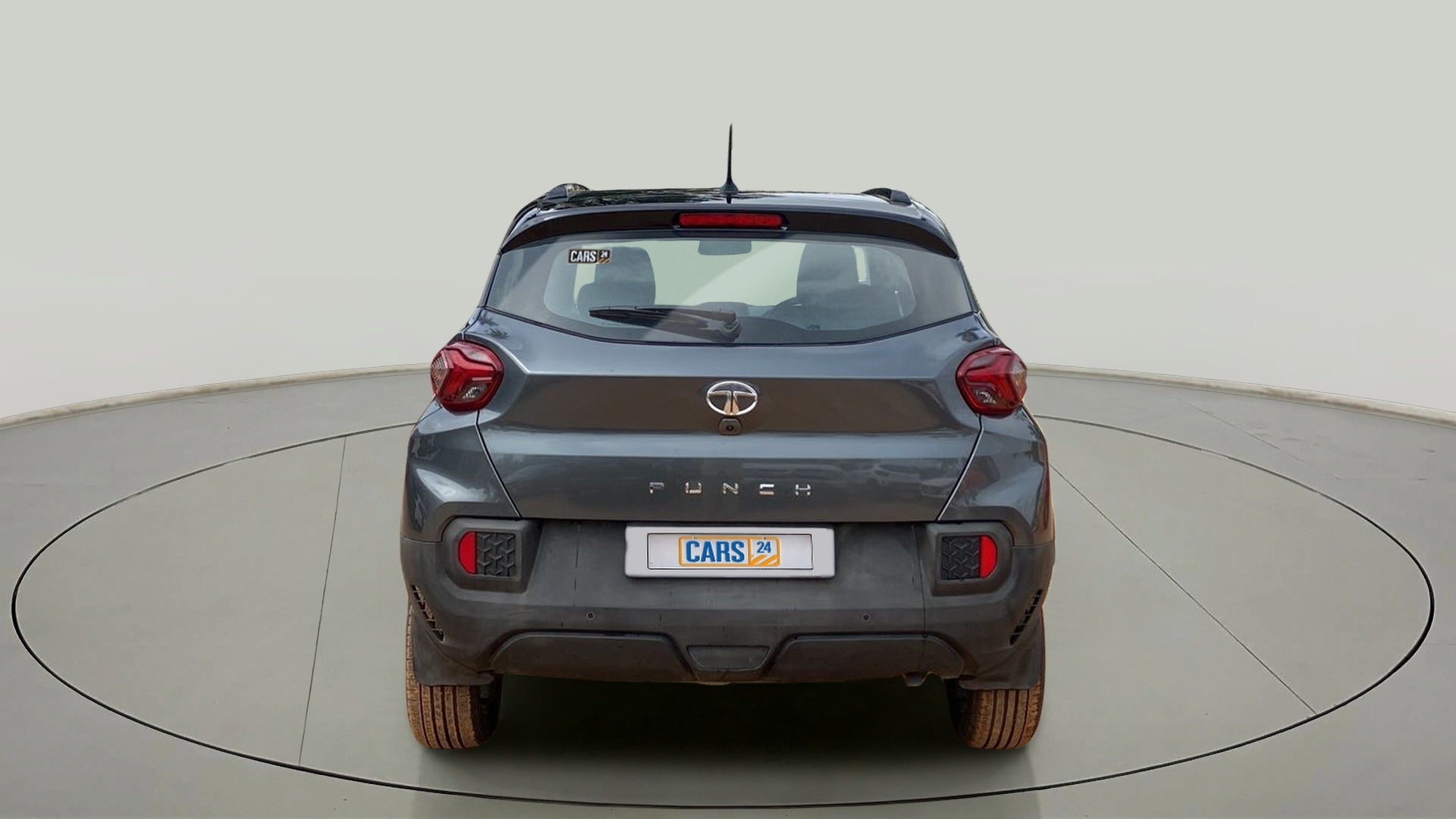 Rear view of a Tata Punch