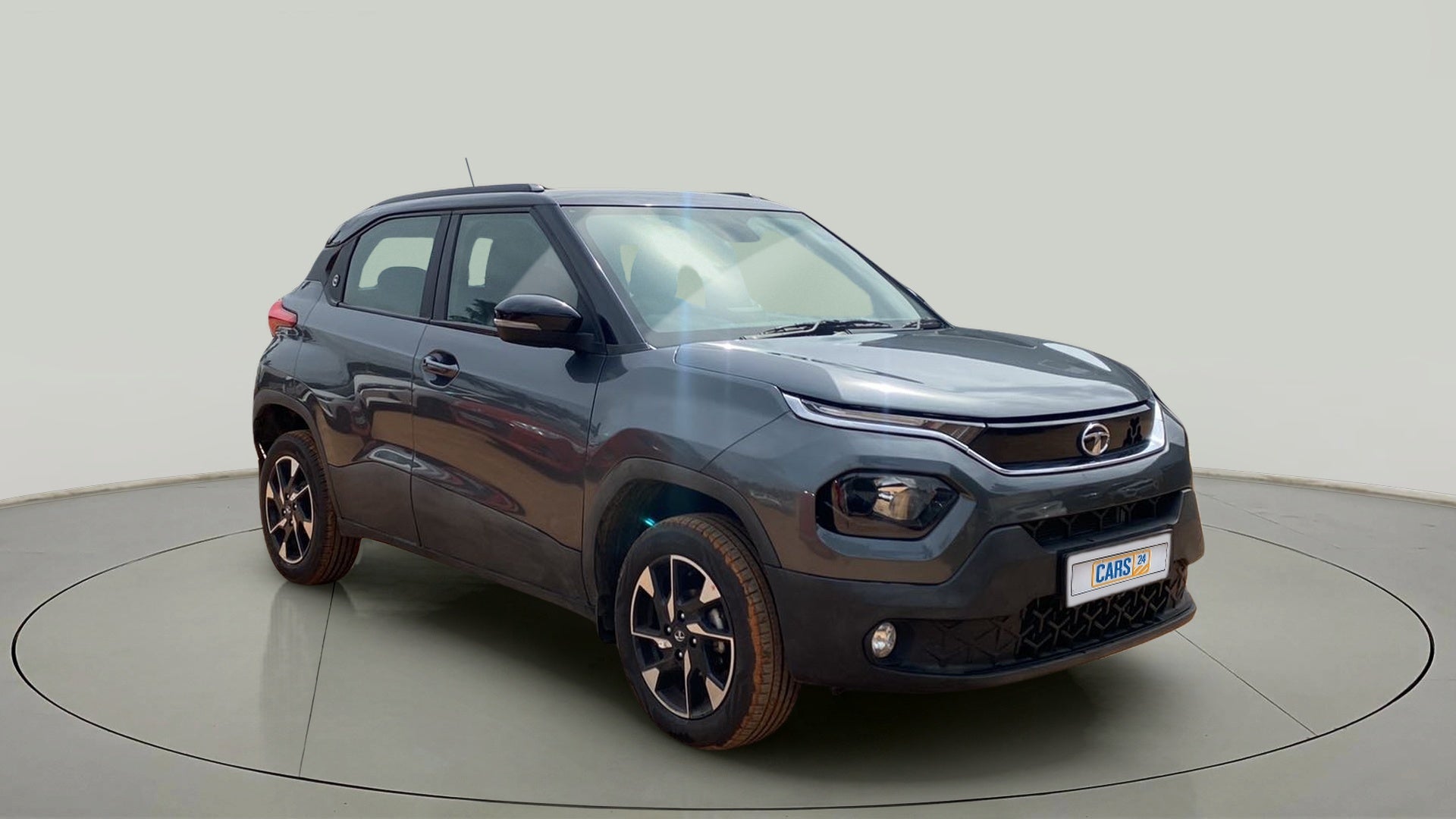 Front three-quarter view of a Tata Punch