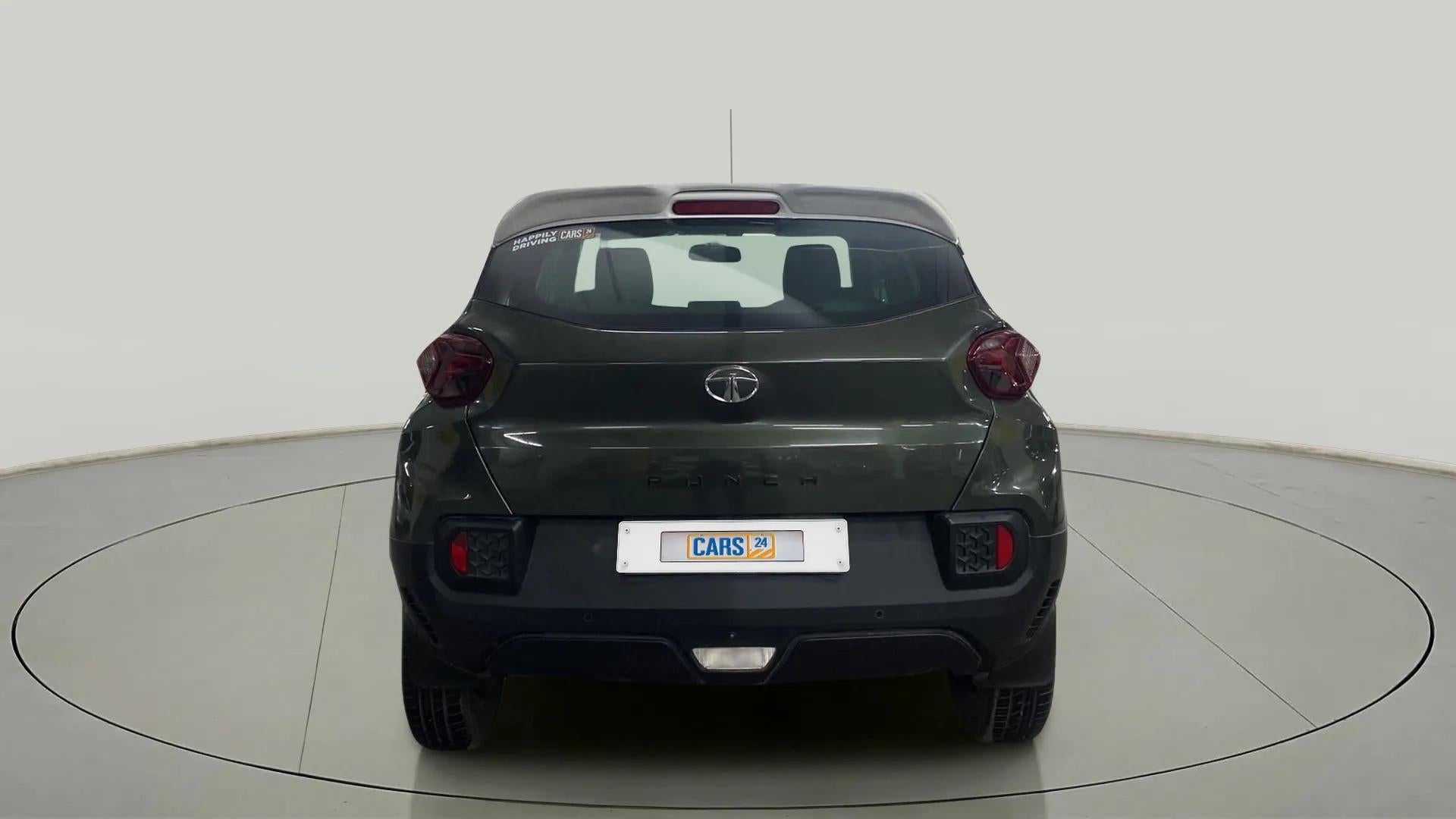 Rear view of a Tata Punch