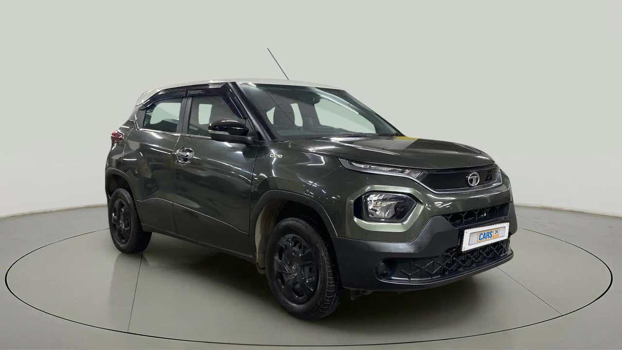 Front three-quarter view of a Tata Punch