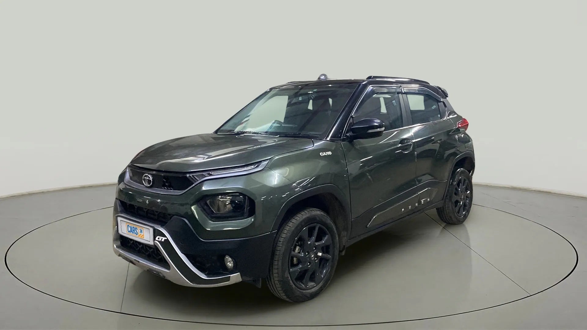 Front three-quarter view of a Tata Punch