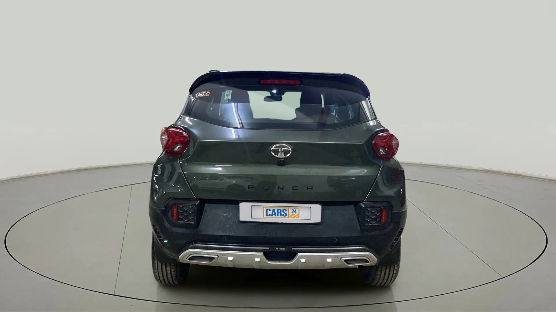 Rear view of a Tata Punch