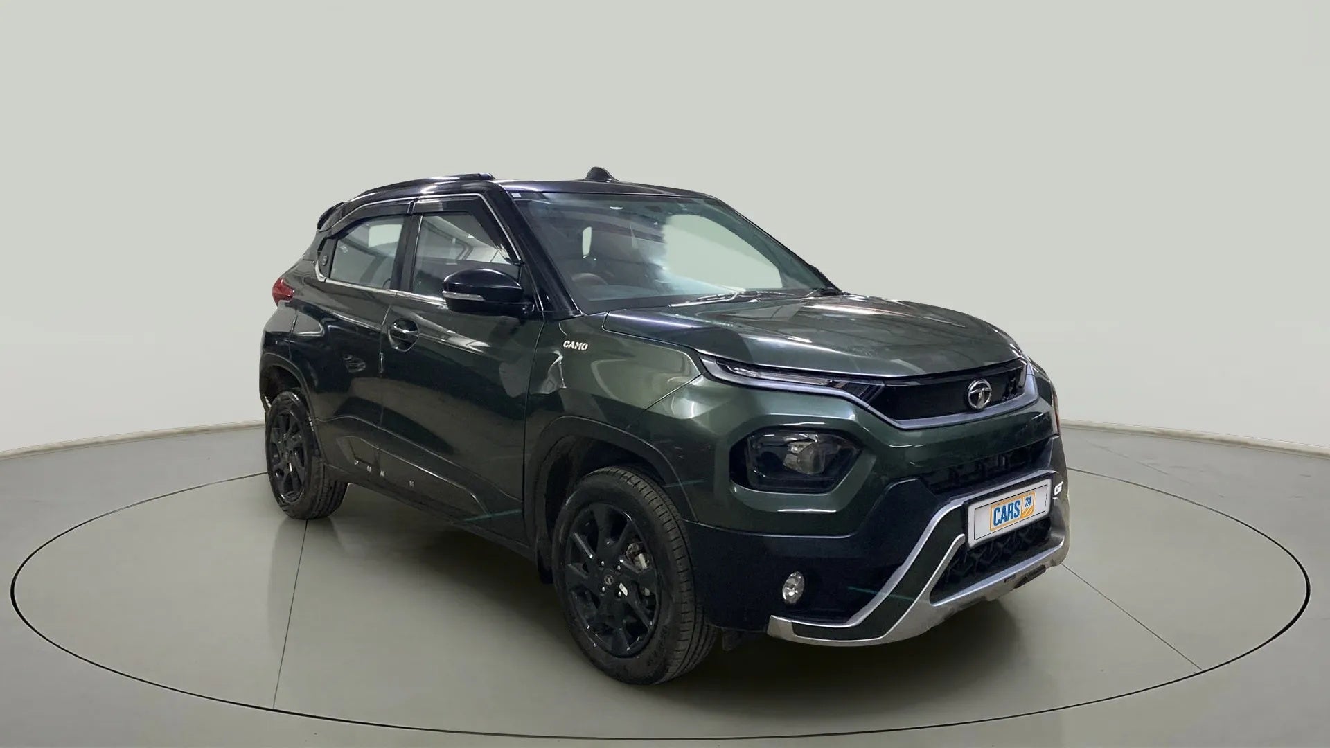 Front three-quarter view of a Tata Punch