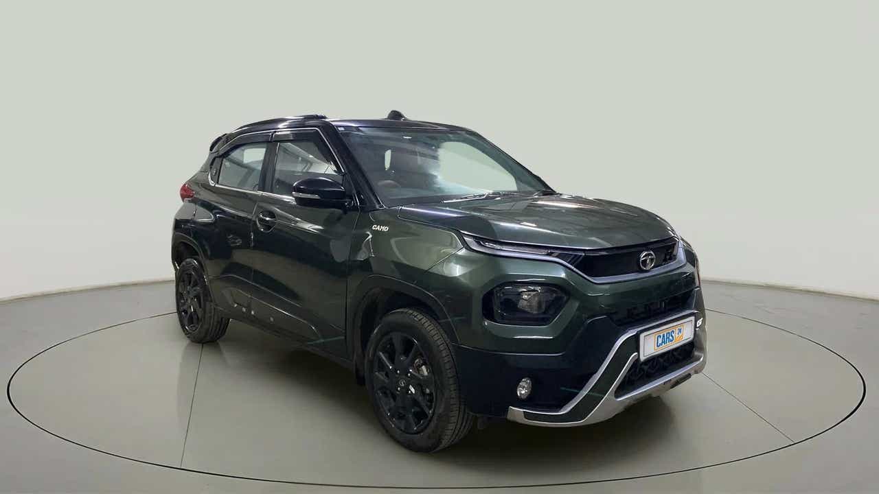 Front three-quarter view of a Tata Punch