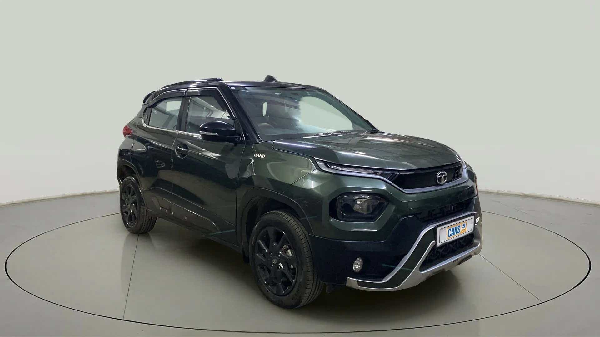 Front three-quarter view of a Tata Punch