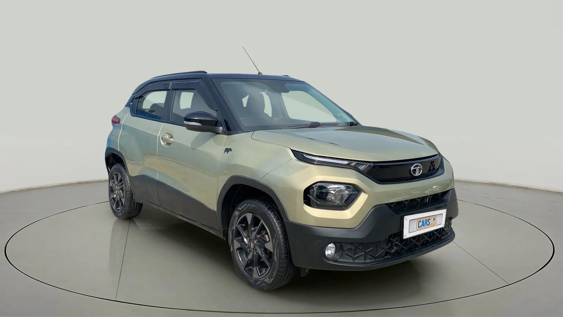 Front three-quarter view of a Tata Punch