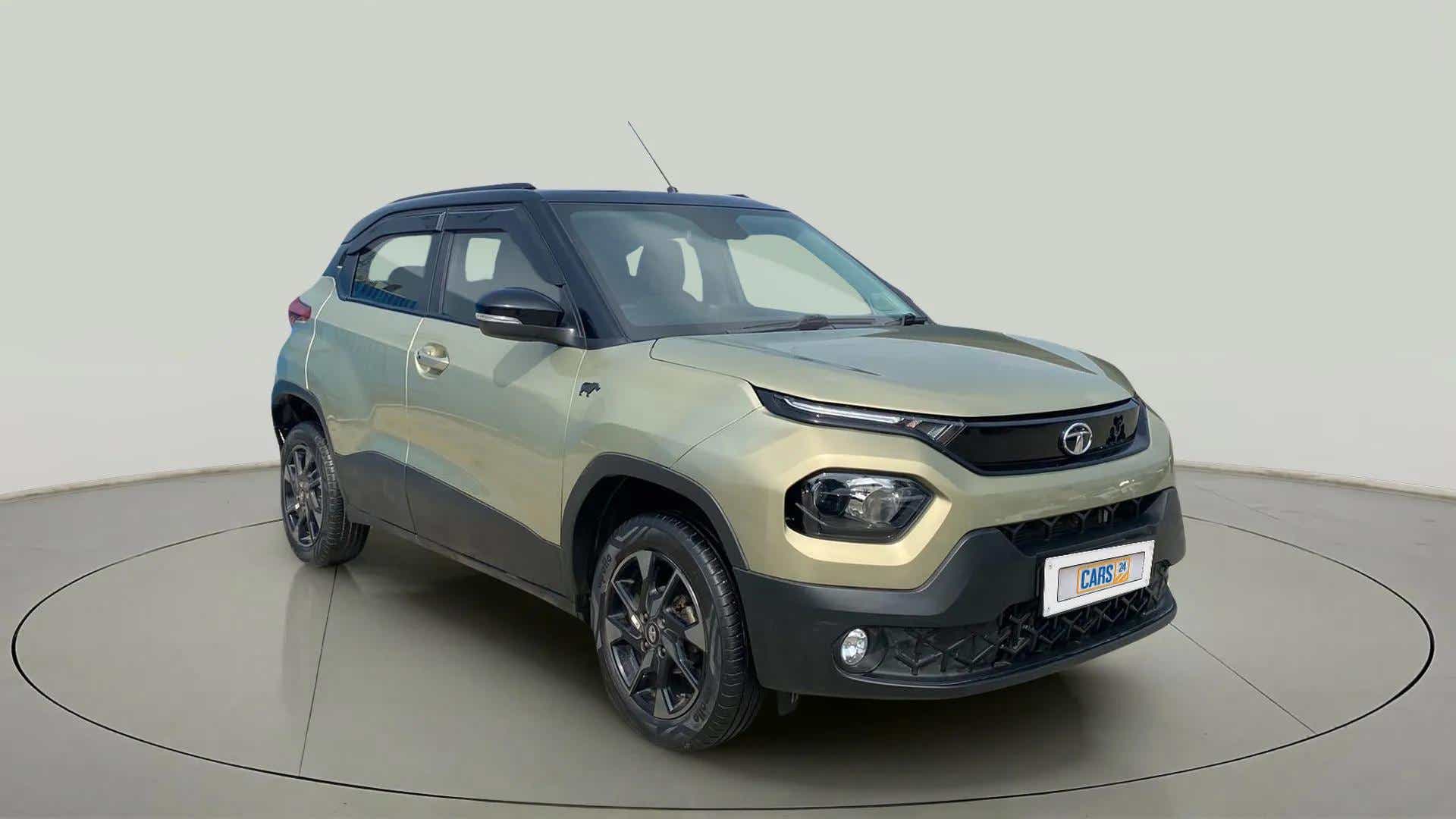 Front three-quarter view of a Tata Punch