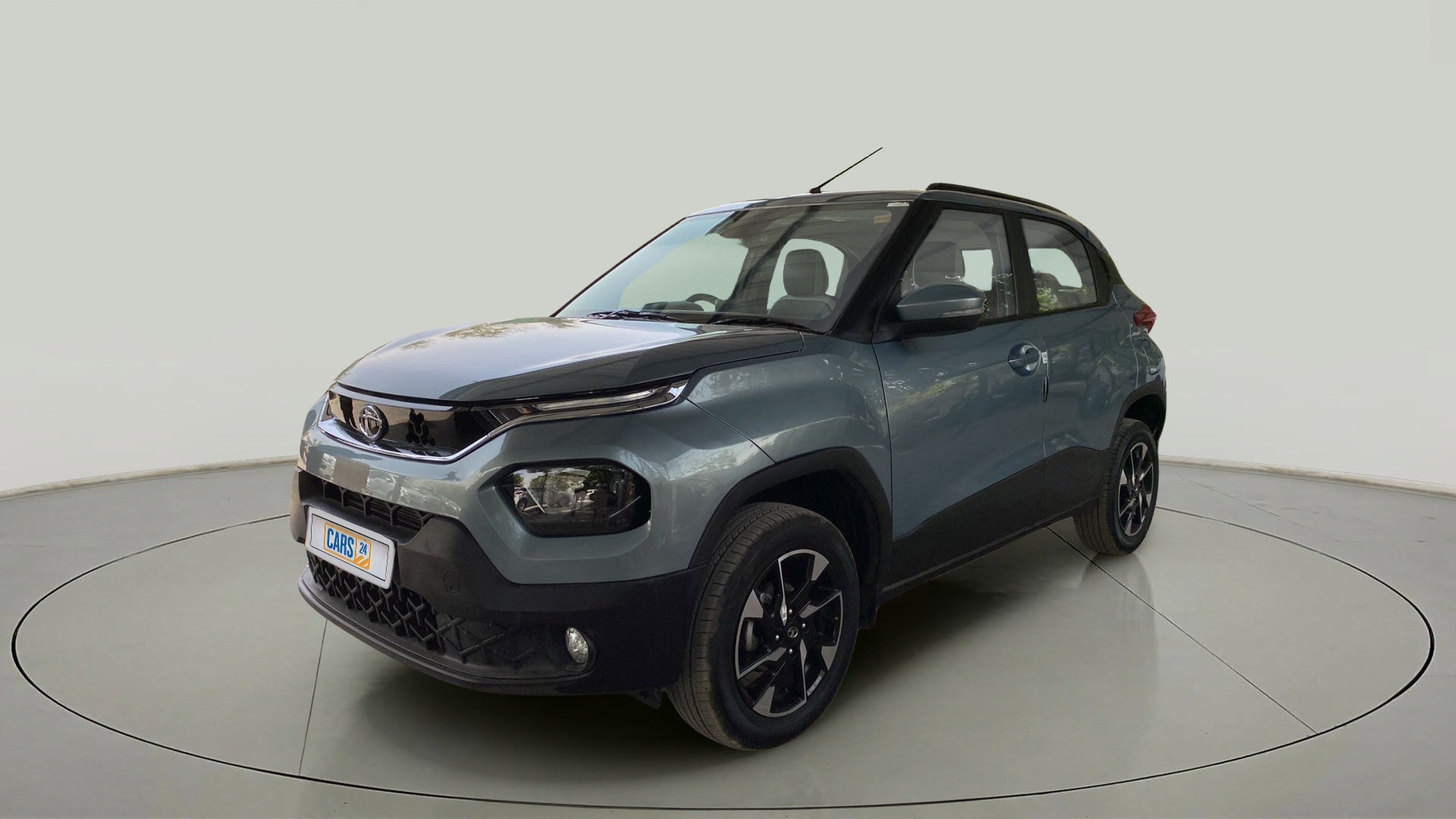 Front three-quarter view of a Tata Punch