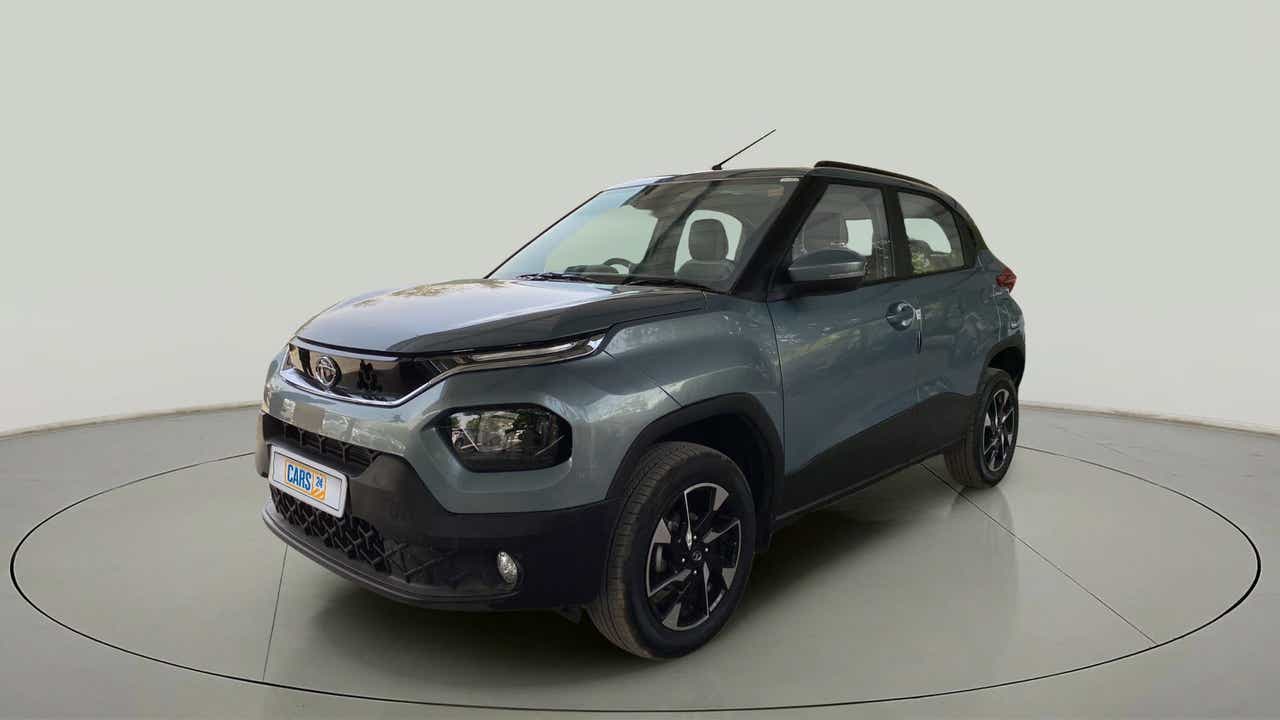 Front three-quarter view of a Tata Punch