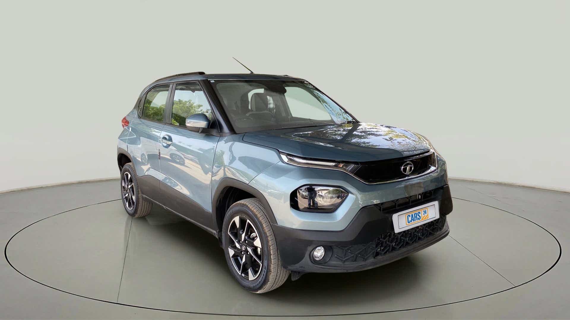 Front three-quarter view of a Tata Punch