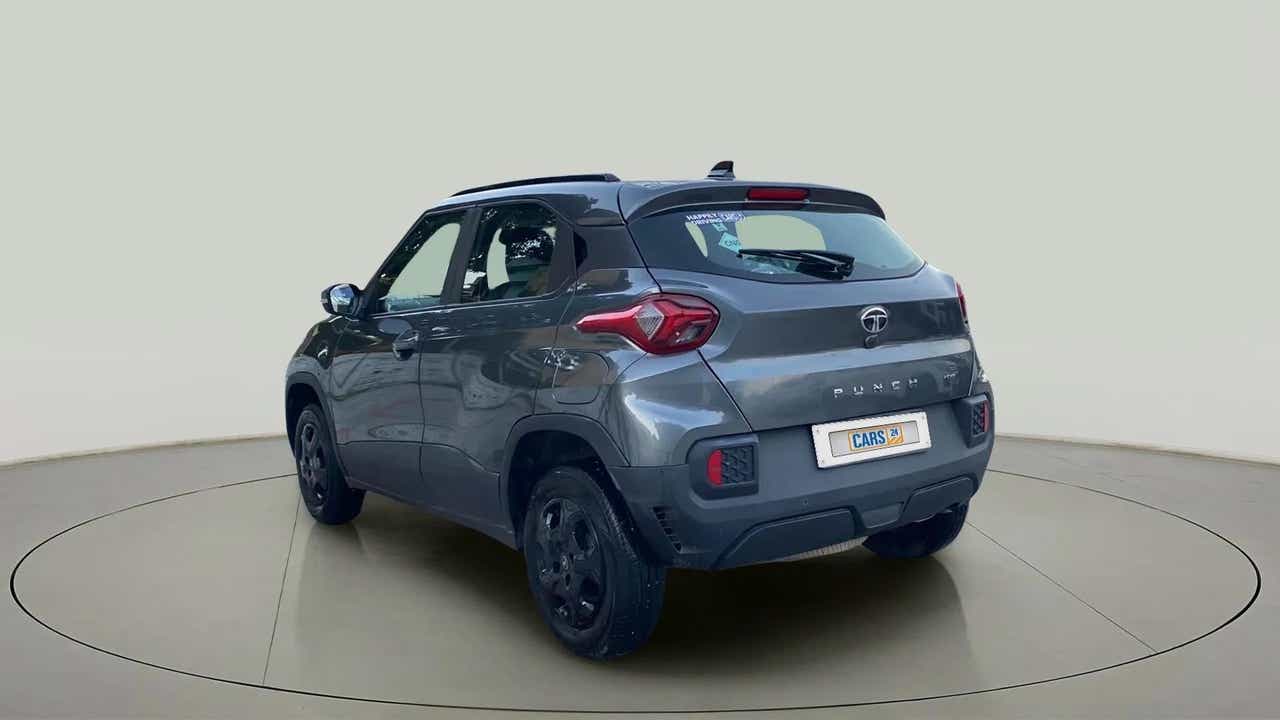 Rear three-quarter view of a Tata Punch
