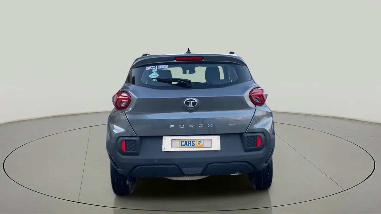 Rear view of a Tata Punch