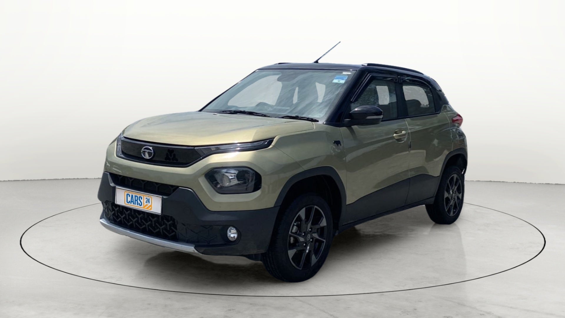 Front three-quarter view of a Tata Punch