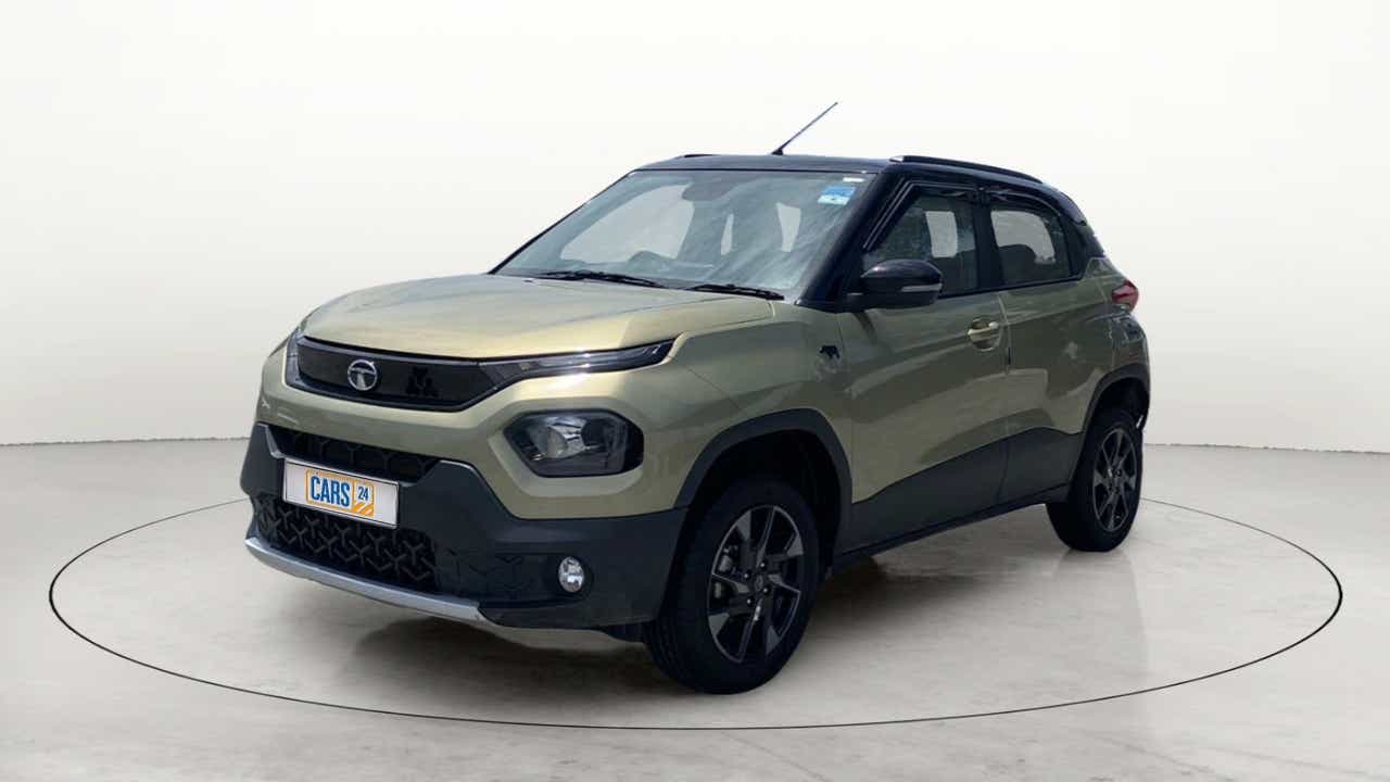 Front three-quarter view of a Tata Punch