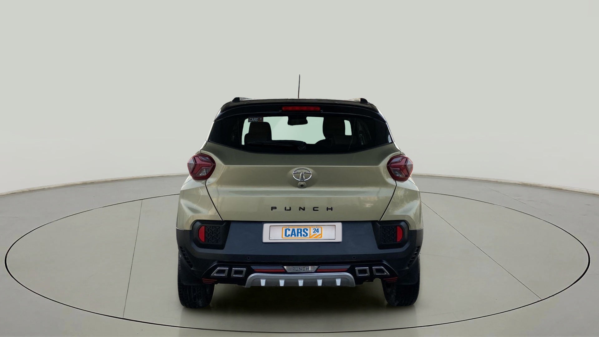 Rear view of a Tata Punch
