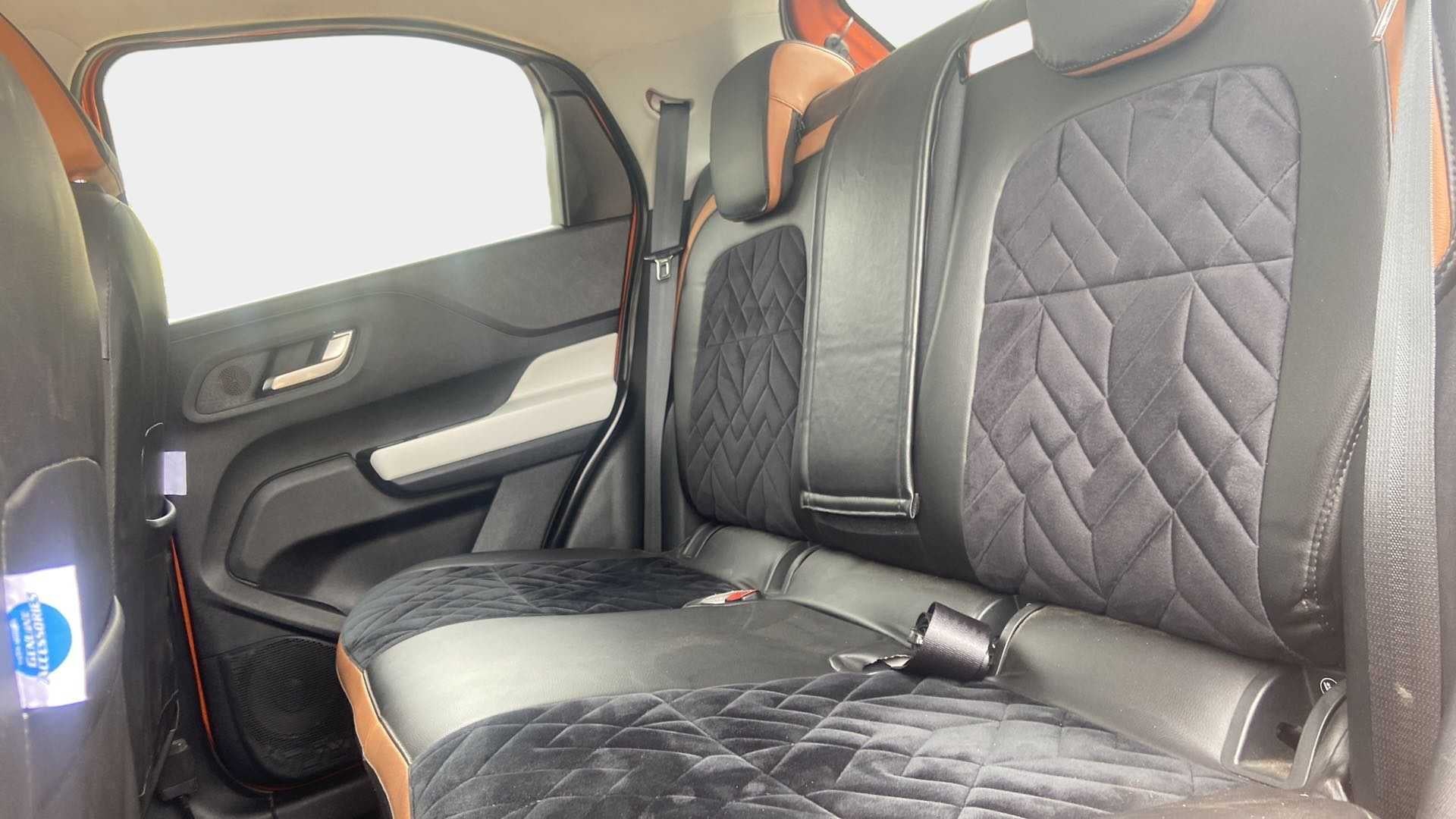 Rear seat view of a Tata Punch