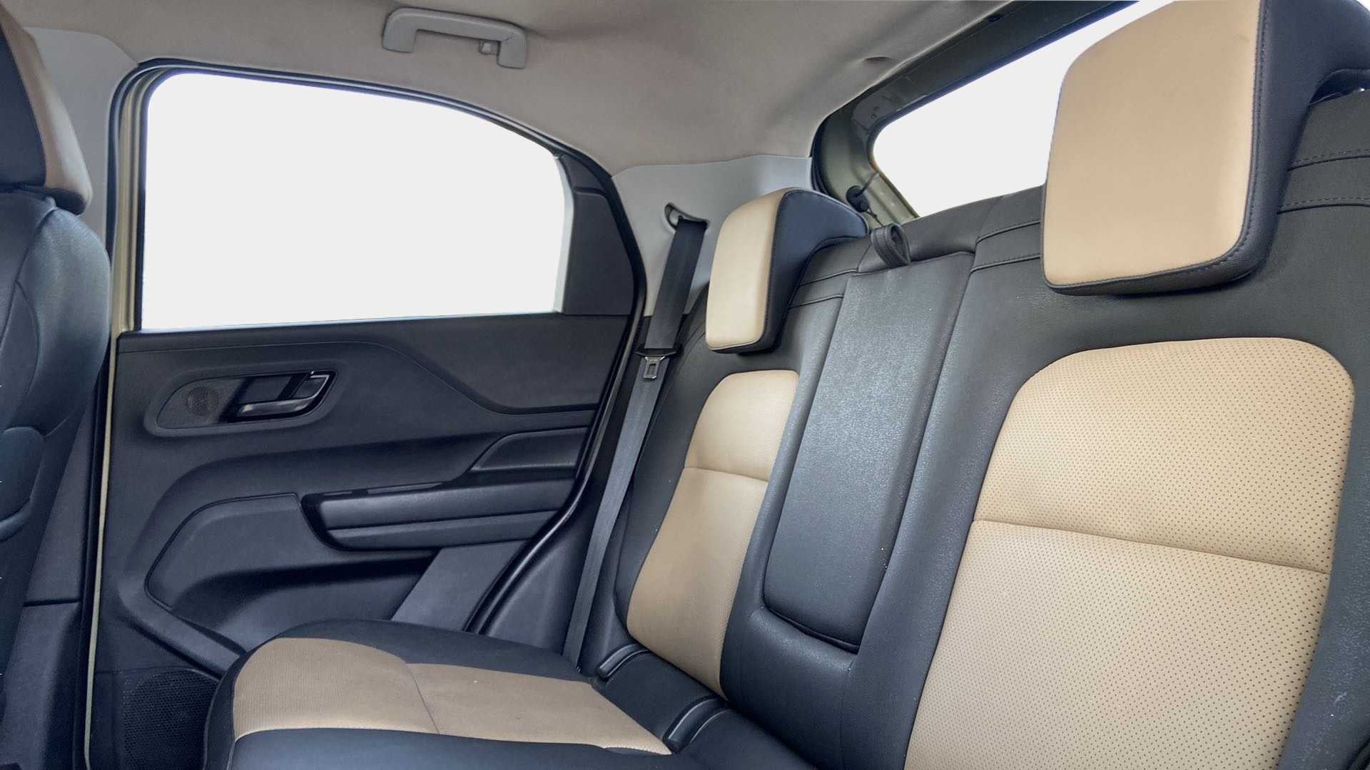 Rear seat view of a Tata Punch
