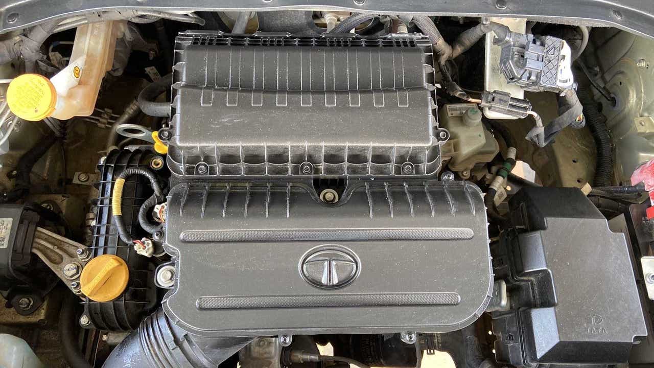 Engine bay of a Tata Punch
