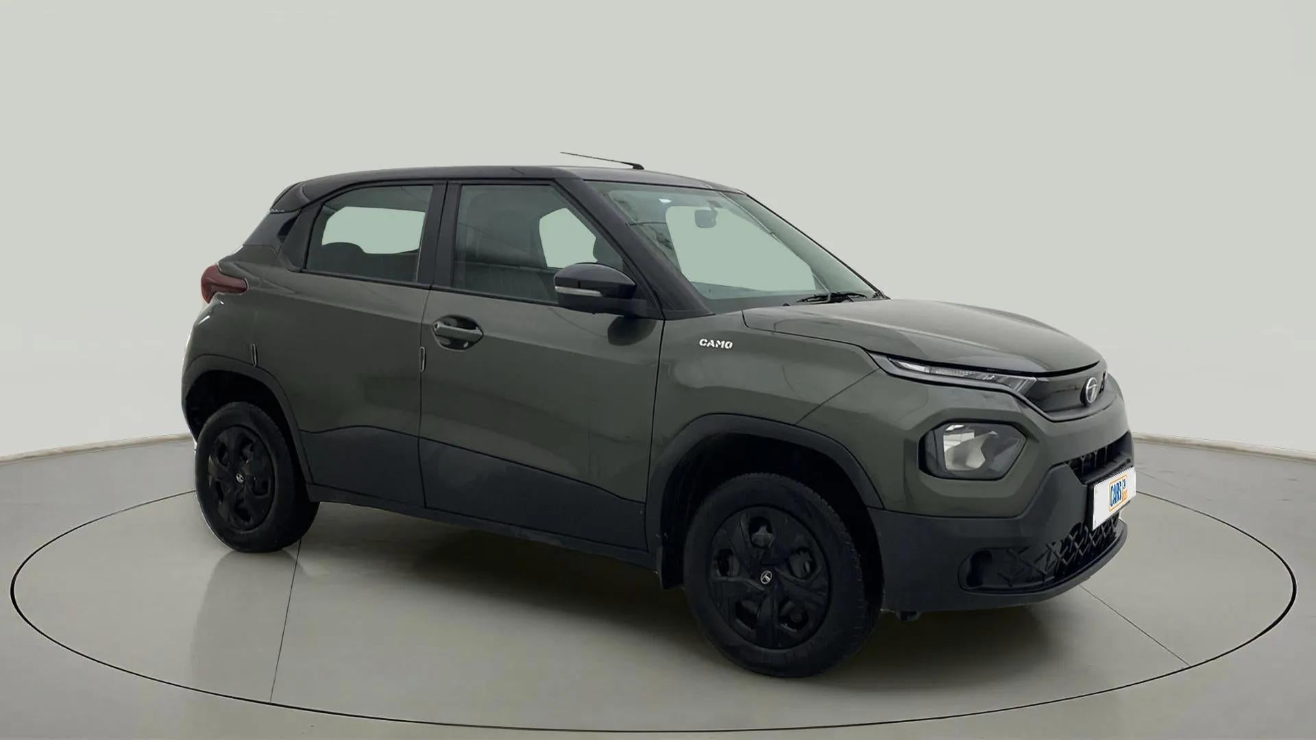 Front three-quarter view of a Tata Punch 