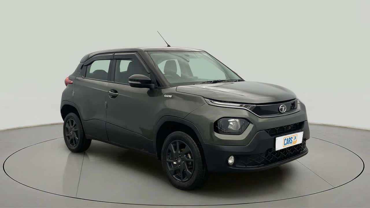 Front three-quarter view of a Tata Punch