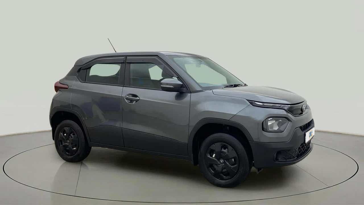 Front-side view of a Tata Punch